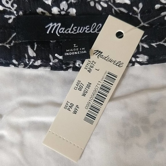 Madewell V Neck Peplum Top - Picture 4 of 8